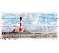 Pro-Art-Bilderpalette g1219g Tableau Mural Impression giclée Motif Vie Nordique III 100 x 50 cm, Multicolore, 60x30 cm