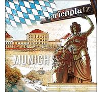 Pro-Art-Bilderpalette g1250a Tableau Mural Impression giclée Motif Munich 30 x 30 cm, Multicolore, 50 x 50 cm