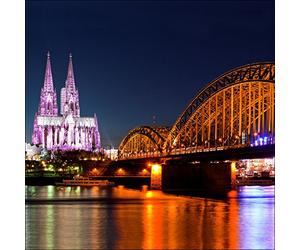 Pro-Art-Bilderpalette g1255a Tableau Mural Impression gi Motif Cologne 30 x 30 cm, Multicolore, 50 x 50 cm