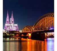 Pro-Art-Bilderpalette g1255a Tableau Mural Impression gi Motif Cologne 30 x 30 cm, Multicolore, 50 x 50 cm