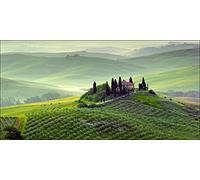 Pro-Art-Bilderpalette g1659g Tableau Mural Impression giclée Motif Crépuscule toscan 100 x 50 cm, Multicolore, 100x50 cm