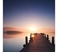 Pro-Art-Bilderpalette g1703a Tableau Mural Impression giclée Motif Point du Jour 30 x 30 cm, Multicolore, 70 x 70 cm