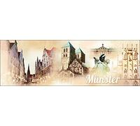 Pro-Art-Bilderpalette g1735e Tableau Mural Impression giclée Motif Munster 150 x 48 cm [Texte en Allemand], Multicolore, 90 x 30 cm