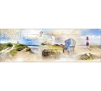 Pro-Art-Bilderpalette g1741e Tableau Mural Impression giclée Motif Sylt 150 x 48 cm, Multicolore, 90 x 30 cm