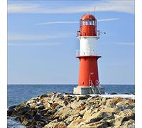 Pro-Art-Bilderpalette gla692a Décoration Murale sous Verre Motif Lighthouse I 30 x 30 cm