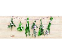 Pro-Art-Bilderpalette gla761o Décoration Murale sous Verre Motif Herbes mélangées 50 x 125 cm