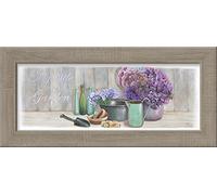 Pro-Art-Bilderpalette hf051l17 My Little Garden III Affiche encadrée Mur Art, Multicolore