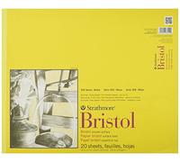 Pro-Art-Bilderpalette Papier Strathmore Bristol Papier Lisse Bloc 35,5 cm x 43 cm, 20 Feuilles