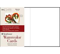 Pro-Art-Bilderpalette Papier Strathmore Cartes et enveloppes 12,7 cm X 17,5 cm 100 Kg-Watercolor