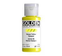 Pro-Art-Bilderpalette Peinture Acrylique Fluide doré 1 oz-Hansa Jaune Opaque