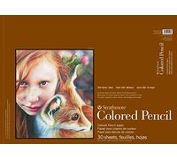 Pro-Art-Bilderpalette Strathmore Spirale Couleur Crayon Papier Pad x 24-inch30 Feuilles 45,7 cm