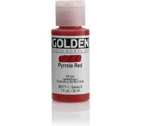 Pro-Art Golden Fluid Acrylic Peinture Acrylique 29,5 Ml Rouge