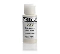 Pro-Art-Golden Fluid Peinture Acrylique Fluide, 1 oz, interférence dorée Fine, 30 ML