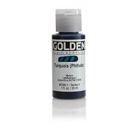 Pro-Art Golden Fluid Peinture acrylique Turquoise Phtalo 30 ml