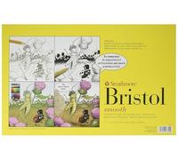 Pro-Art Strathmore Bristol Smooth Paper Feuilles mobiles 11 x 17 pouces, 24 feuilles, blanc