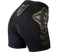 Pro-B Bike Compression Shorts Femmes (Noir/Jaune) Xl