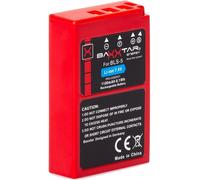 Pro Batterie BLS-50 BLS-5 (véritable 1100mAh) avec Infochip - Compatible avec Olympus Om-System