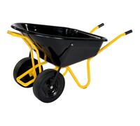 Pro-Bau-Tec Brouette Twin 160L benne surbaissée capacité de charge 200kg