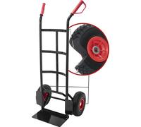 Pro-Bau-Tec Diable en acier avec pneusPolyuréthaneincrevables 150kg de capacité de charge