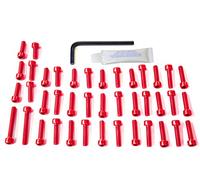 Pro-Bolt EKA056 Kit de vis moteur en aluminium pour Kawasaki Ninja 300 Rouge