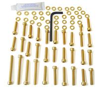 Pro-Bolt EKA234 Kit de vis de moteur en aluminium pour Kawasaki Z750 Doré