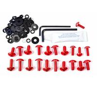 Pro-Bolt FKA297 Kit de vis de déguisement en aluminium pour Kawasaki Z1000 Noir