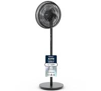 Pro Breeze AirFlo Slim - Ventilateur sur Pied 109 cm Silencieux & Puissant, 9 Vitesses, Oscillation 95°, Hauteur Réglable 70-130 cm, Télécommande, 3 Modes, Basse Consommation, Chambre, Bureau & Salon