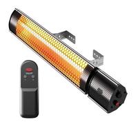 Pro Breeze Chauffage extérieur à Infrarouge 2000W - Radiateur électrique Mural avec 3 réglages, résistant a l'eau IP65,