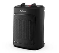 Pro Breeze Mini Radiateur Céramique 2000 W - 3 Niveaux de Puissance - Chauffage d'appoint Compact pour bureau, chambre, salon -