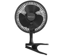 Pro Breeze Mini Ventilateur à Pince - 2 Vitesses, 15 cm - Petit, Portable, Silencieux - pour Maison, Table, Bureau - Noir