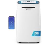 Pro Breeze OmniDry Déshumidificateur Compresseur Wi-Fi 20L/Jour avec réservoir d'eau 4L, séchage du Linge & capteur d'humidité Auto - Absorbeur d’humidité, Contre moisissures & Condensation
