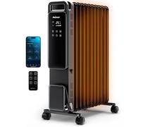 Pro Breeze OmniWarm Radiateur Bain d'Huile Connecté 2500W 11 éléments - Chauffage Électrique, Contrôle Via App, Mode Économique, 3 Modes Chauffage, Sécurité Anti-basculement & Minuteur 24H
