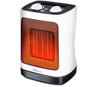 Mini radiateur soufflant céramique 2000 W - Pro Breeze - Oscillation automatique et 2 réglages de température