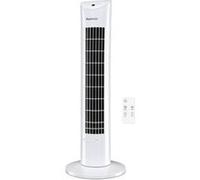 Pro Breeze Ventilateur Tour Oscillant avec Télécommande et Minuteur pour la Maison et le Bureau 76 cm Blanc G