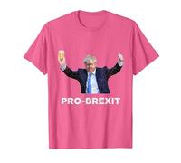 Pro Brexit Brexiteer Fun Conservateur Anglais Politique T-Shirt, Homme, Rose Chiné, S