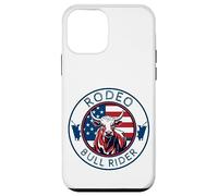 Pro Bull Riding Drapeau USA Rodéo Événement Cowboy Rider Gear Coque pour iPhone 12 Mini