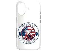 Pro Bull Riding Drapeau USA Rodéo Événement Cowboy Rider Gear Coque pour iPhone 17