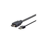 Pro - Câble adaptateur - USB mâle pour HDMI mâle - 5 m - support 4K