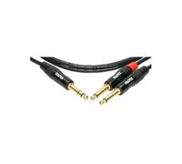 Klotz Câble en Y MiniLink Pro – Jack 6,35 mm mâle sym./2x Jack 6,35 mm mâle asym. Noir 1,5 m