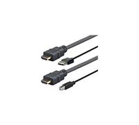 VivoLink Câble HDMI/USB Pro – HDMI mâle vers USB type B, 4 m, support 4K