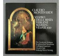 Pro Cantione Antiqua - Claudio Monteverdi, Knabenchor Hannover: Vespro Della Beata Vergine "Marienvesper 1610" [2Vinyl LP Box] Aufnahme Hannover-Herrenhausen 1979