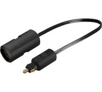 Pro Car 65046 Câble adaptateur 0,25 m, 0.25 m, noir - prise normalisée > prise de voiture