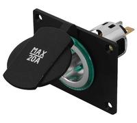 Pro Car Prise électrique avec boîtier encastrable 20 A 12-24 V