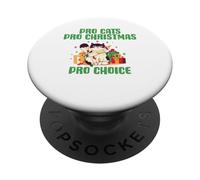 Pro Cats Pro NOËL Pro-Choice Roe v Wade Feminist Meme PopSockets PopGrip Adhésif