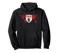 Pro Chess League T-Shirt avec Logo de la Carte du Monde Sweat à Capuche