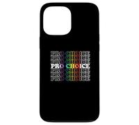 Pro Choice Rainbow Design Coque pour iPhone 13 Pro Max