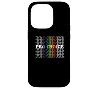 Pro Choice Rainbow Design Coque pour iPhone 14 Pro
