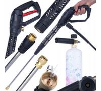 Pro Clean Gun PCG1 Set - Pistolet de nettoyage haute pression + lance en acier inoxydable + pulvérisateur de mousse Rosfix 1000ml | Raccord M22 | 4000 PSI