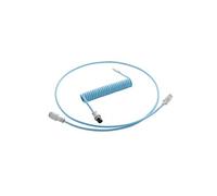 PRO Coiled Keyboard Cable USB-C to USB Type A, Blueberry Cheesecake