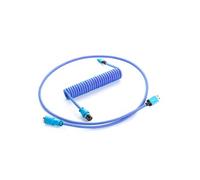 PRO Coiled Keyboard Cable USB-C to USB Type A, Galaxy Blue